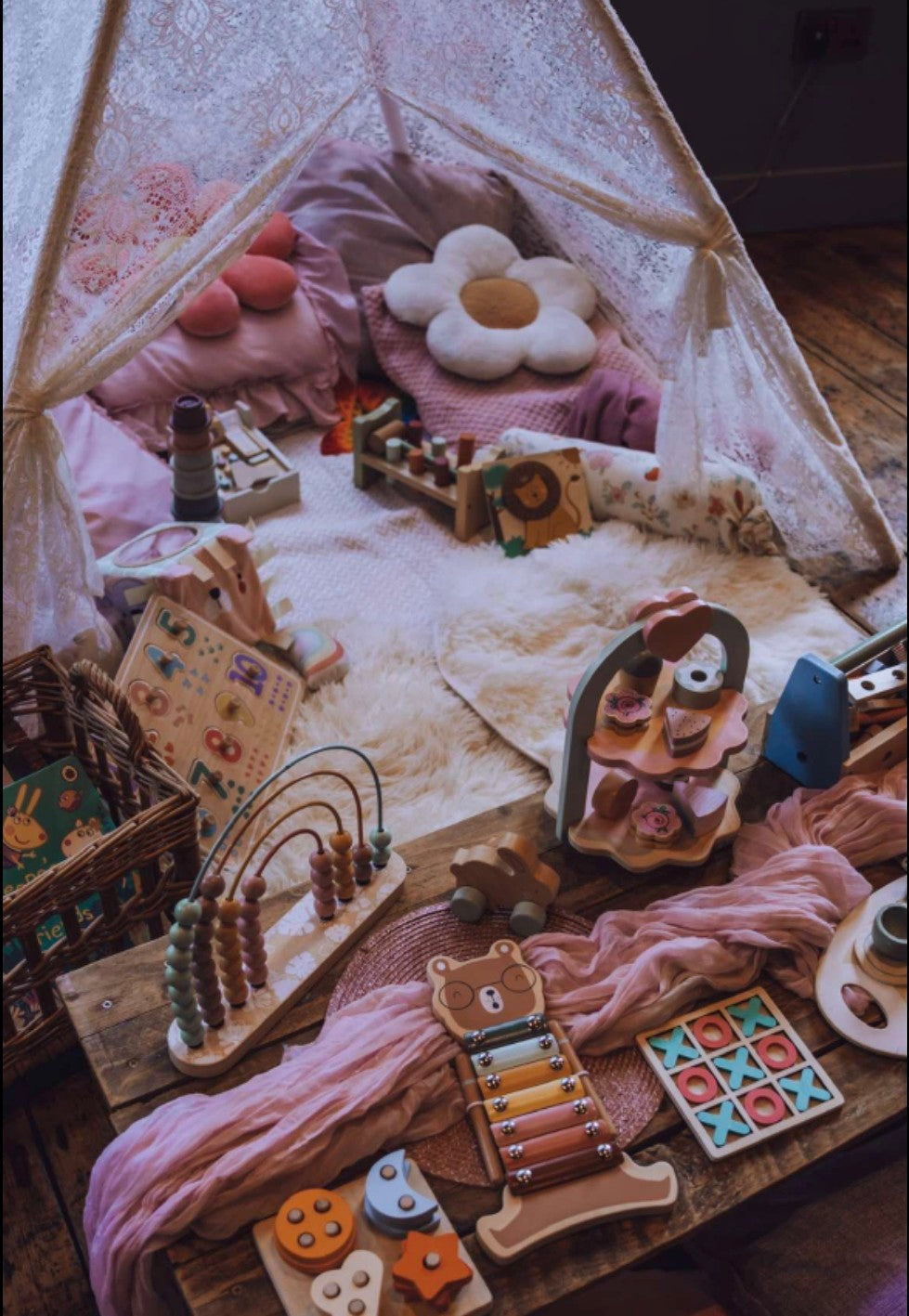 Children's Tepee Entertainment Corner for Party or Event Hire
