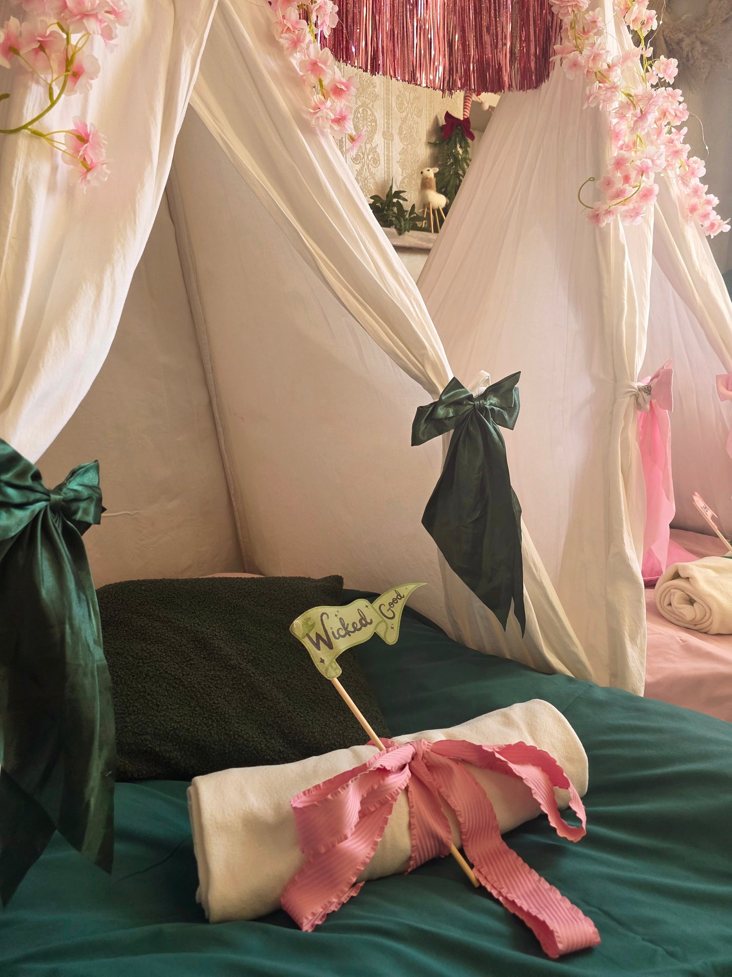 WICKED theme Indoor Tepee sleepover party package