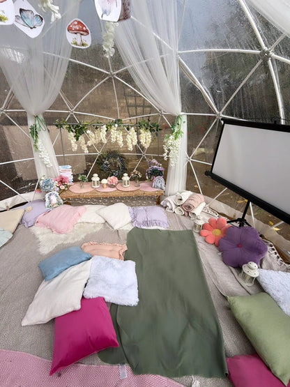 Enchanted forest Luxury Igloo Geo-Dome Hire South Wales - Sleepover party
