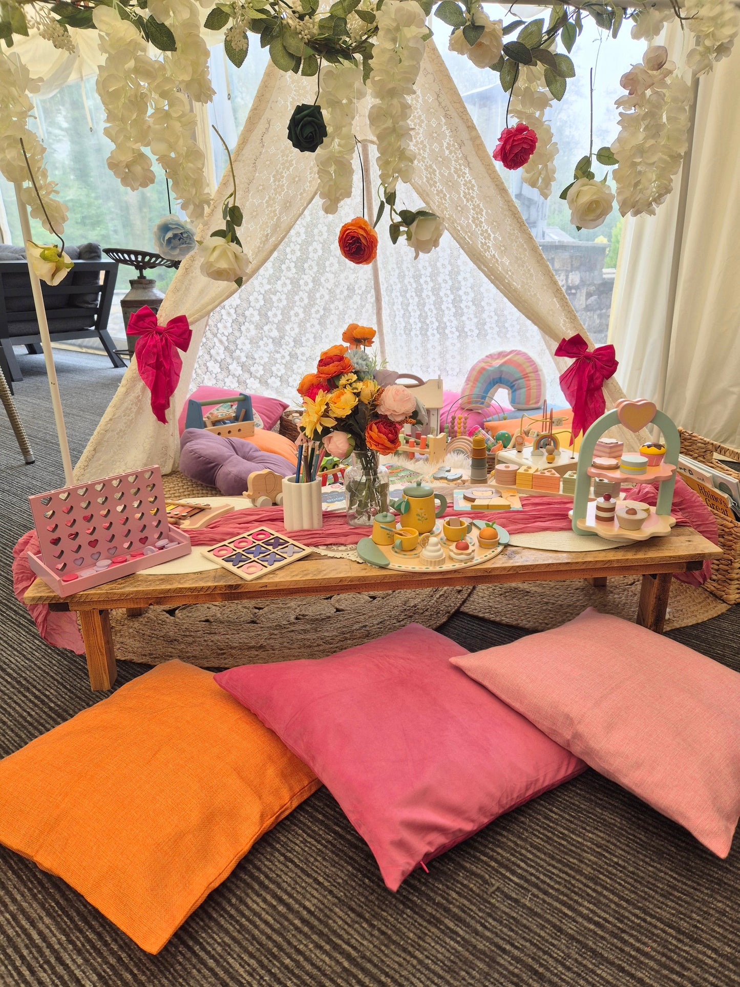 VIP Childrens Tepee Entertainment Corner Party, Wedding & Event Hire