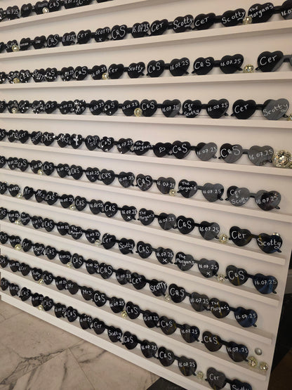 Sunglasses Wall - Wedding, Party Event Hire