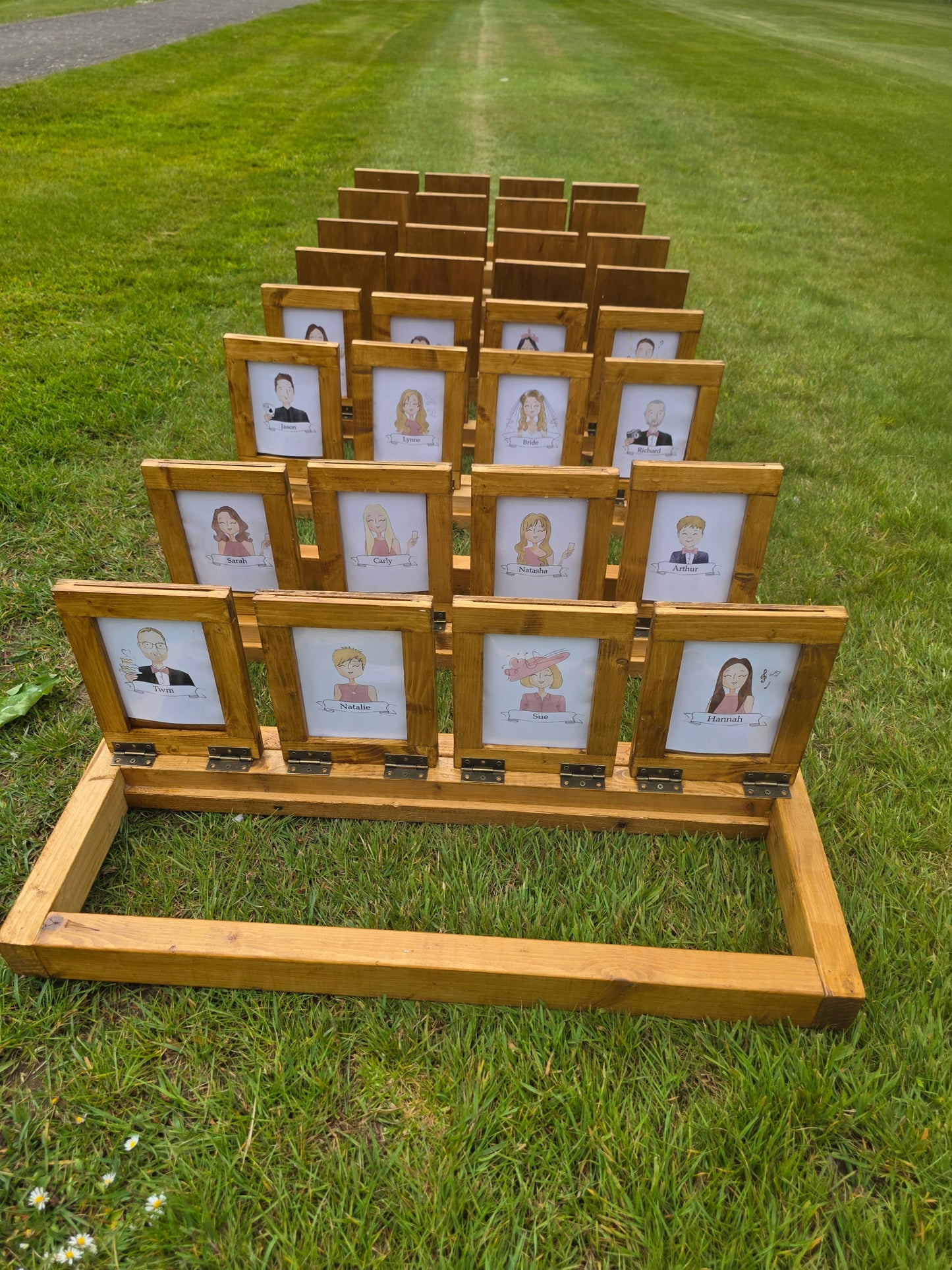 Guest Who illustrated experience - Giant Guess Who illustrated Personalised Game Event, Wedding & Party Hire