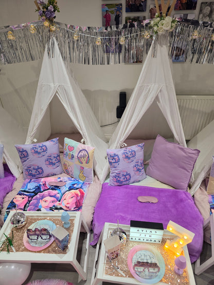 Kpop theme Indoor Tepee sleepover party package