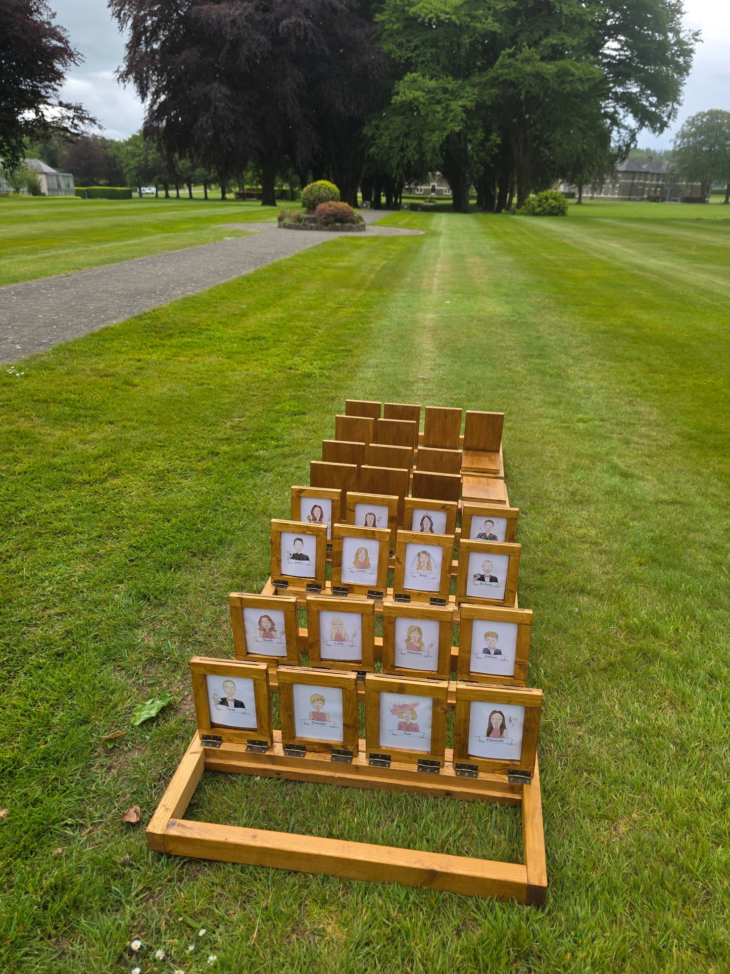 Guest Who illustrated experience - Giant Guess Who illustrated Personalised Game Event, Wedding & Party Hire