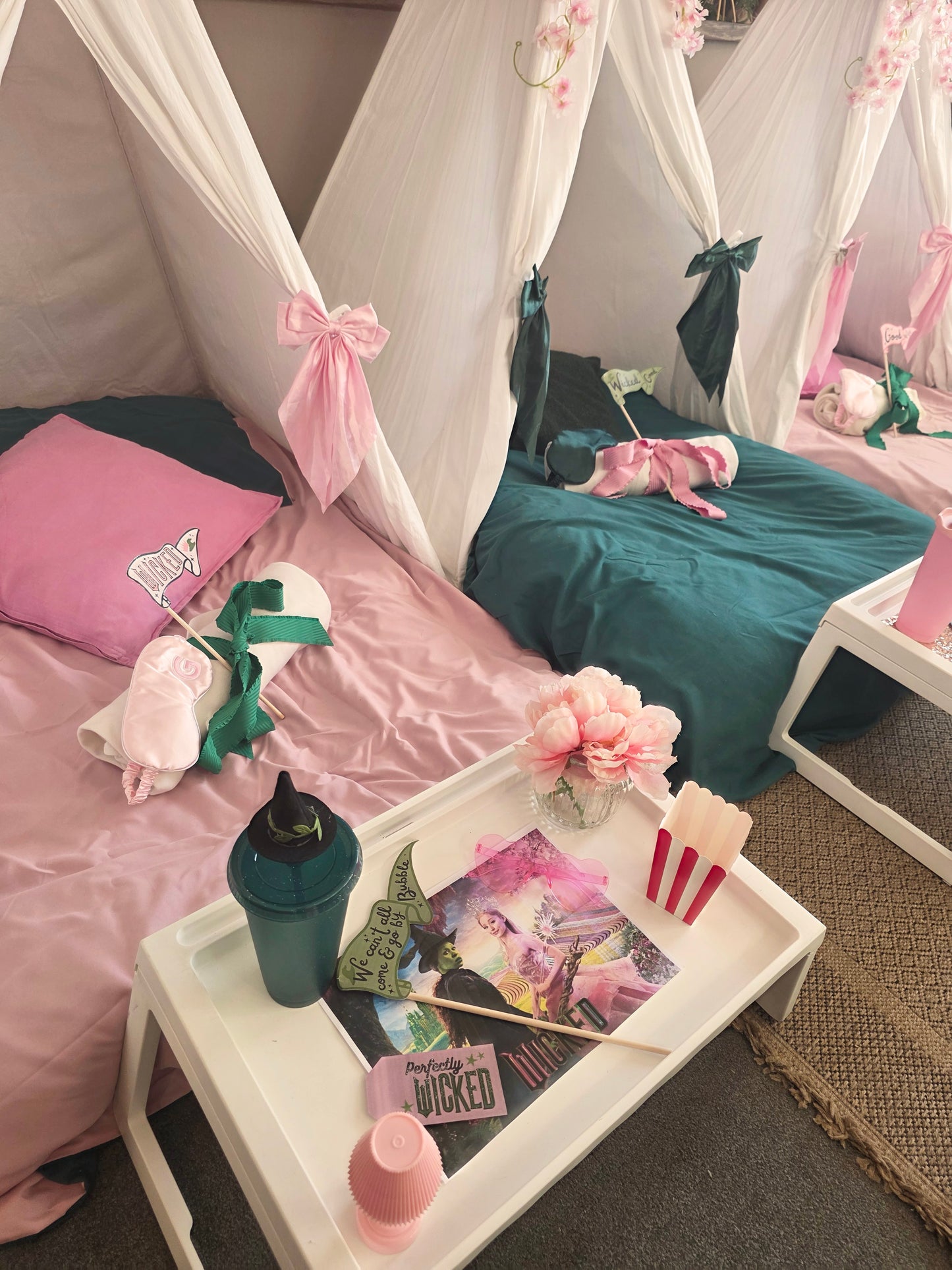 WICKED theme Indoor Tepee sleepover party package