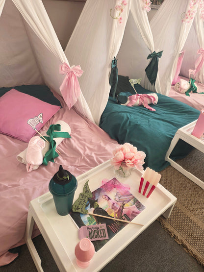 WICKED theme Indoor Tepee sleepover party package