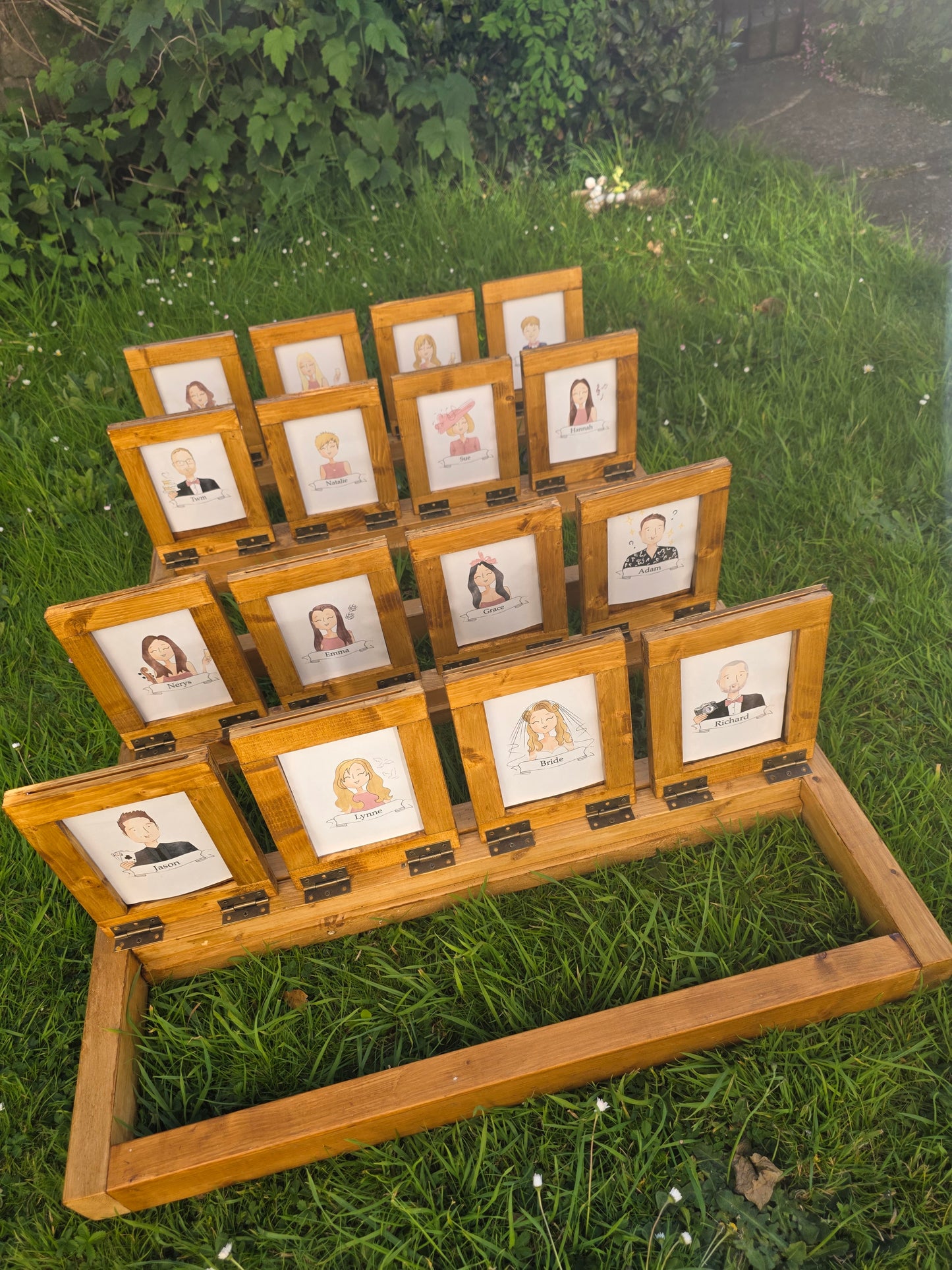 Guest Who illustrated experience - Giant Guess Who illustrated Personalised Game Event, Wedding & Party Hire