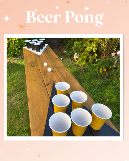 Beer pong table Game For Event, Wedding & Party Hire