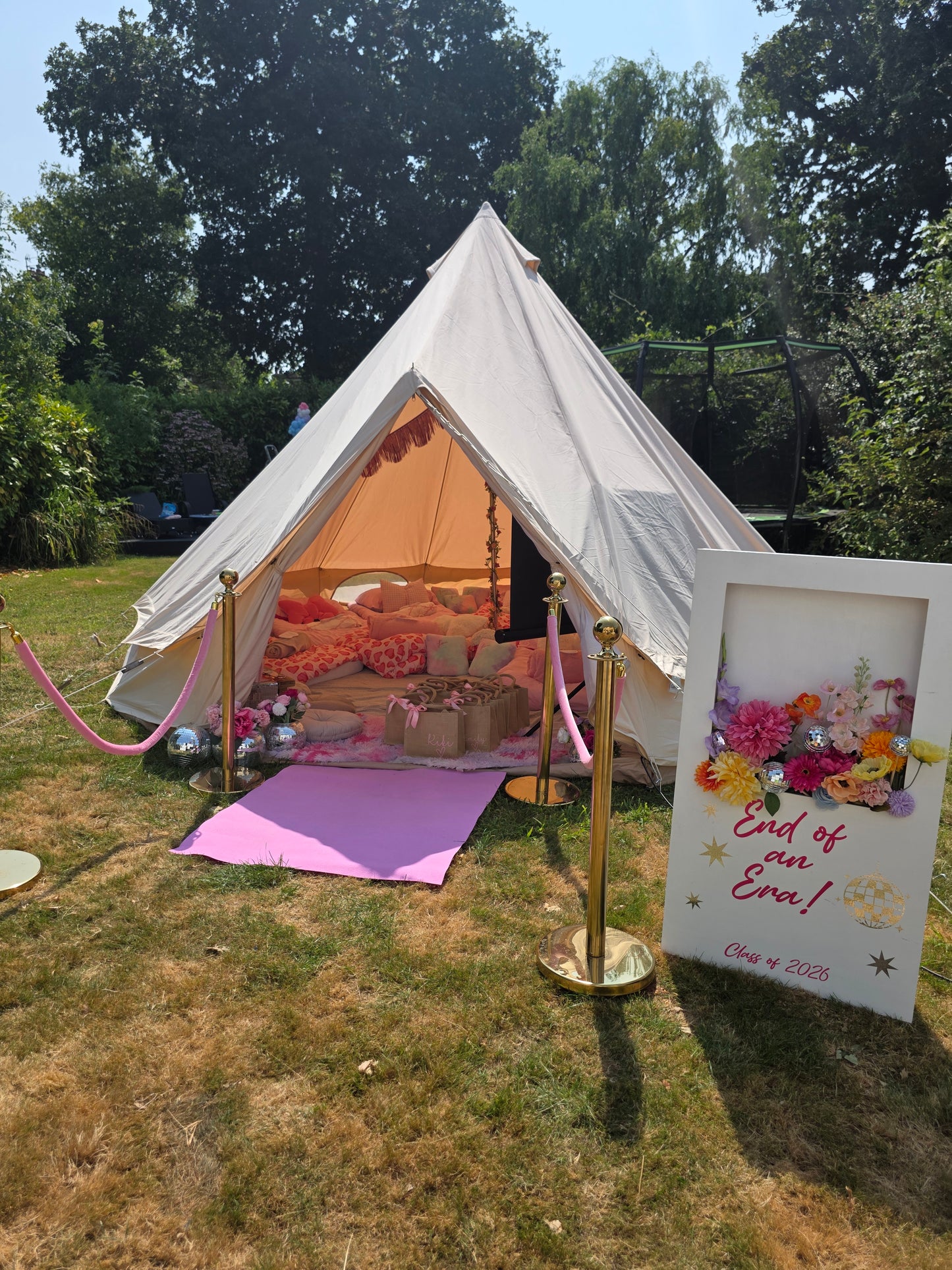 Luxury Bell Tent Sleepover Cinema Hire South Wales - Sleepover party