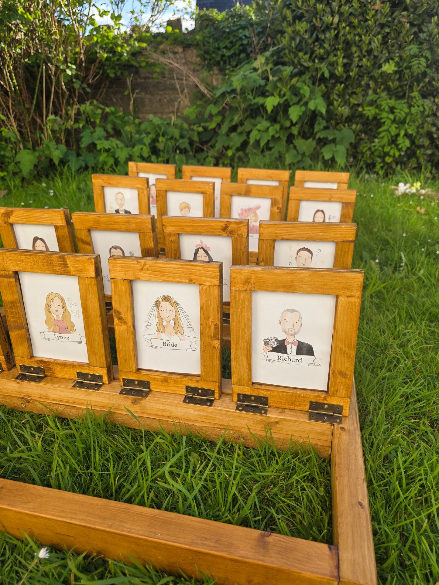 Guest Who illustrated experience - Giant Guess Who illustrated Personalised Game Event, Wedding & Party Hire