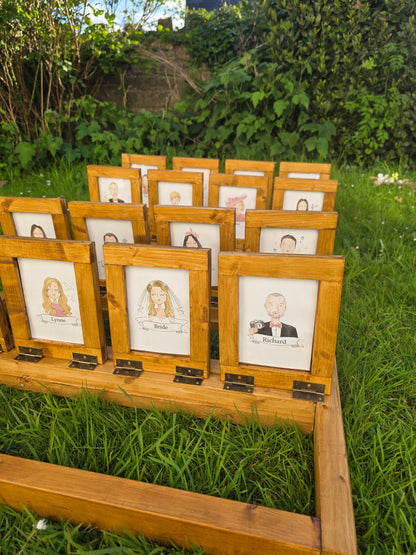 Guest Who illustrated experience - Giant Guess Who illustrated Personalised Game Event, Wedding & Party Hire