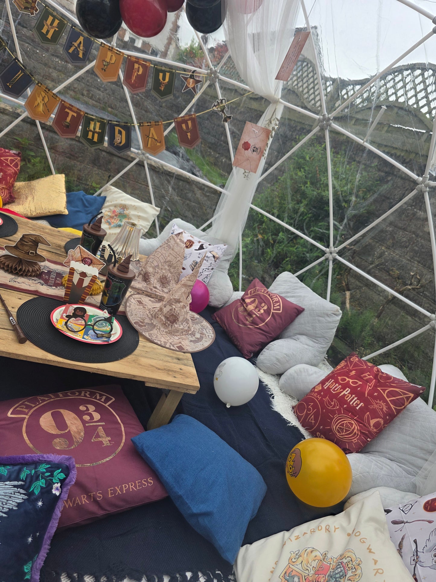 Harry Potter Luxury Igloo Geo-Dome Hire South Wales - Sleepover party