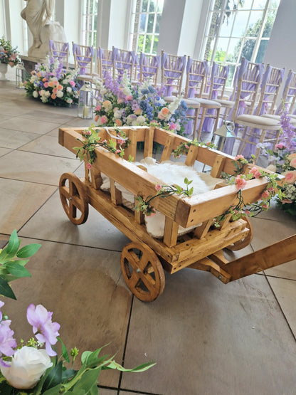 Wedding Wagon, children's mini cart, dog wagon for weddings and events
