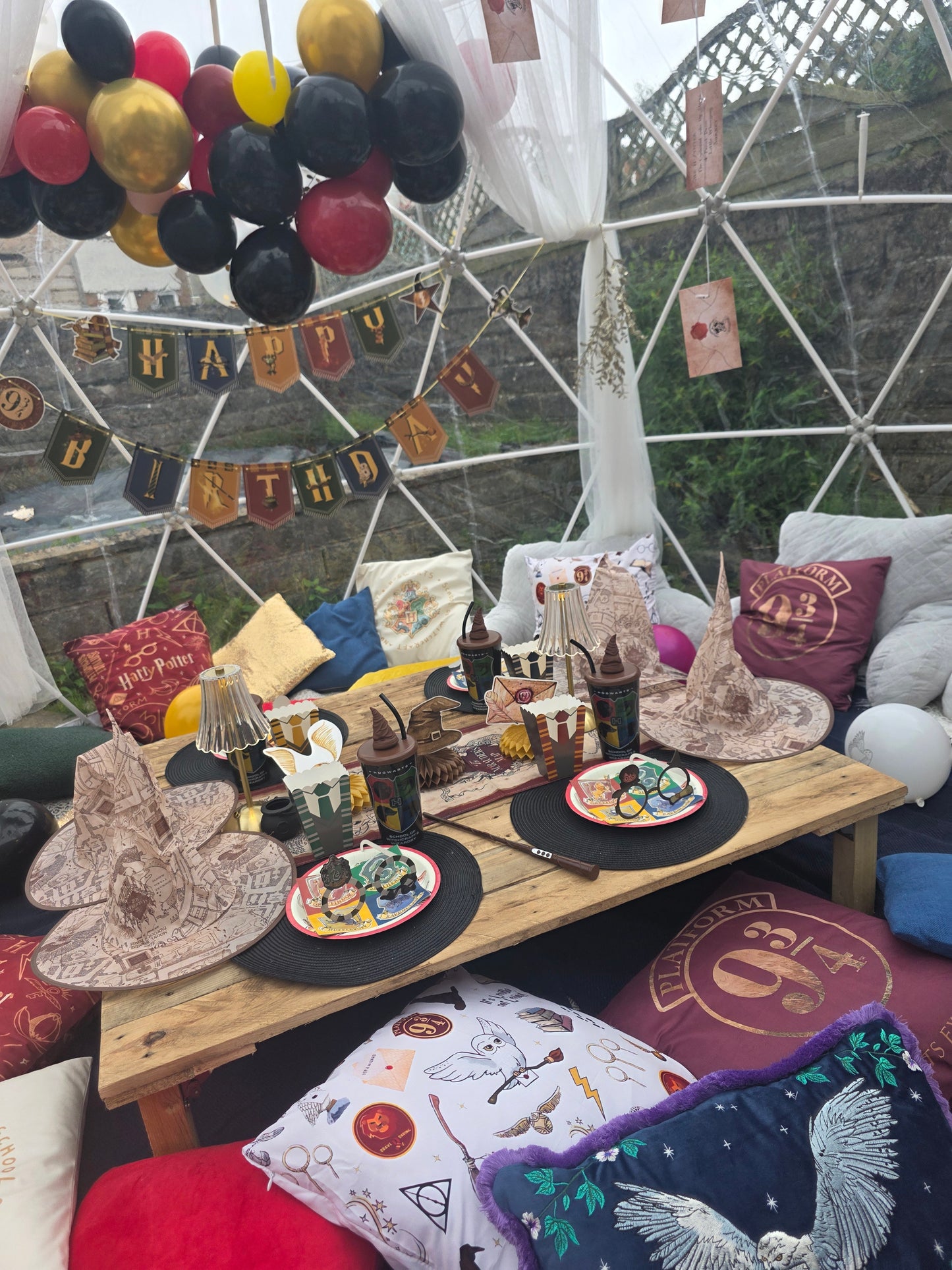 Harry Potter Luxury Igloo Geo-Dome Hire South Wales - Sleepover party