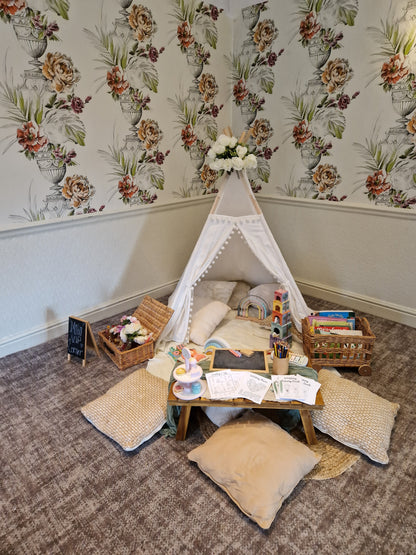 Children's Tepee Entertainment Corner for Party or Event Hire