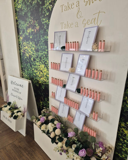 Signage Offer Package: Event, Wedding, Party Hire seating plan & welcome sign