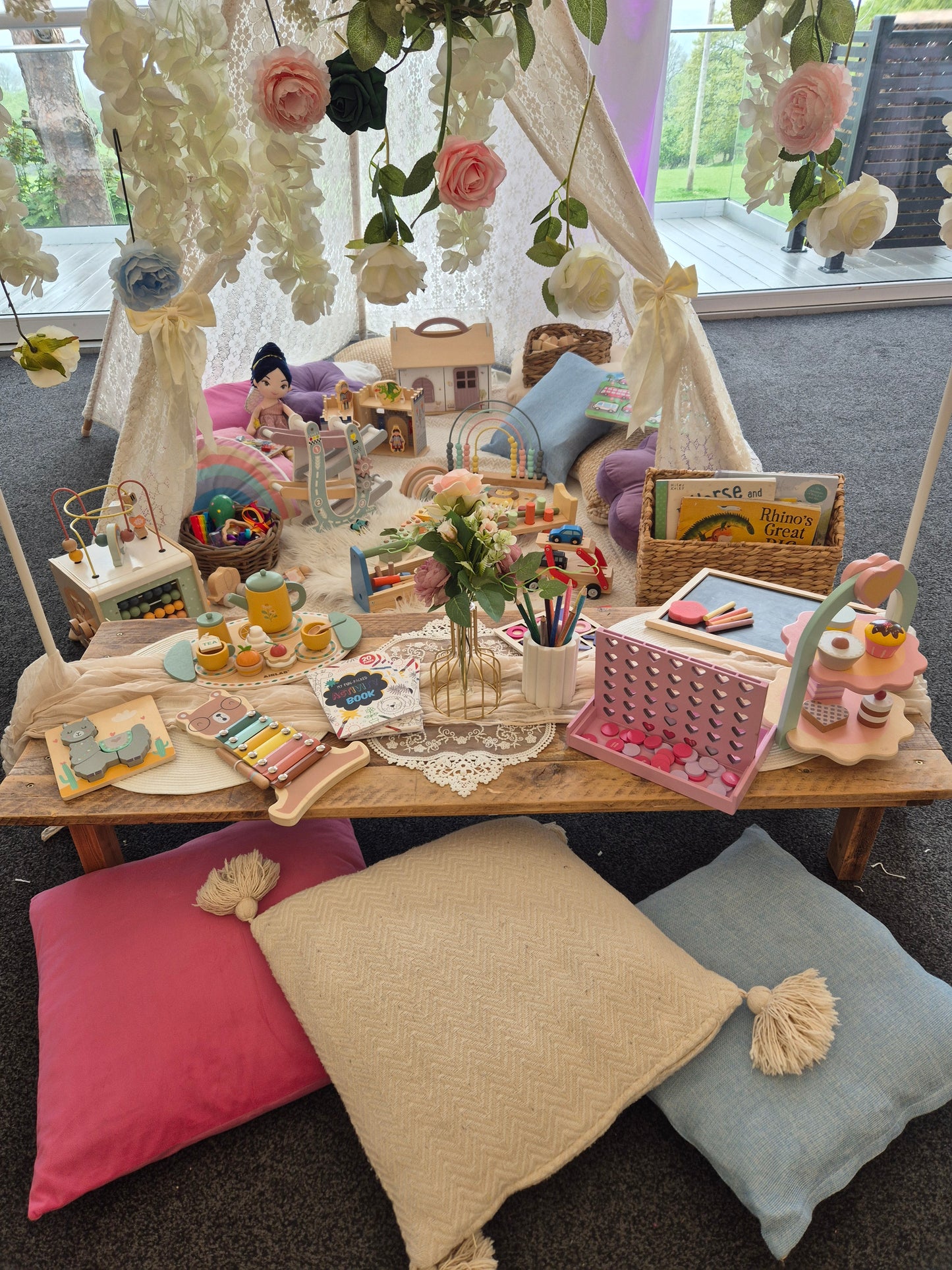 VIP Childrens Tepee Entertainment Corner Party, Wedding & Event Hire