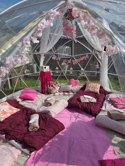 Very Cherry Luxury Igloo Geo-Dome Hire South Wales - Sleepover party