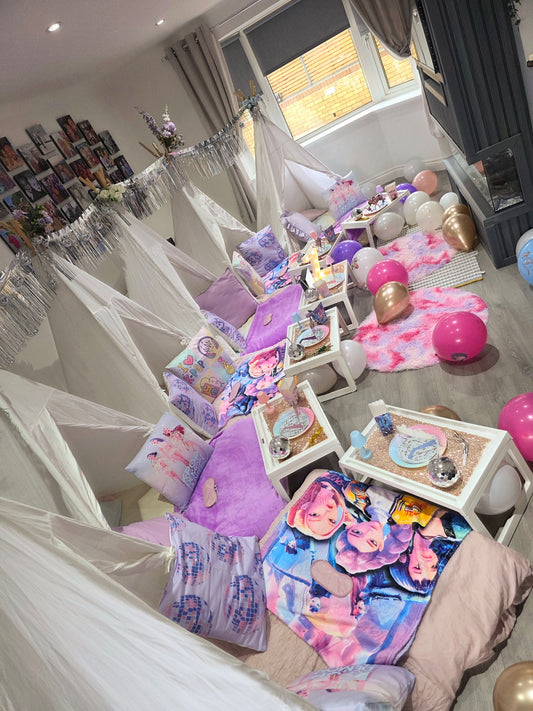 Kpop theme Indoor Tepee sleepover party package