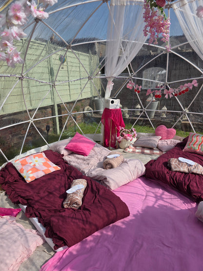 Very Cherry Luxury Igloo Geo-Dome Hire South Wales - Sleepover party