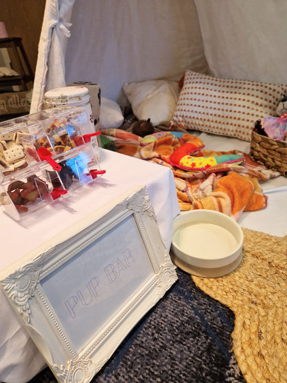 Pup corner - Dog Teepe for Wedding and Event Hire