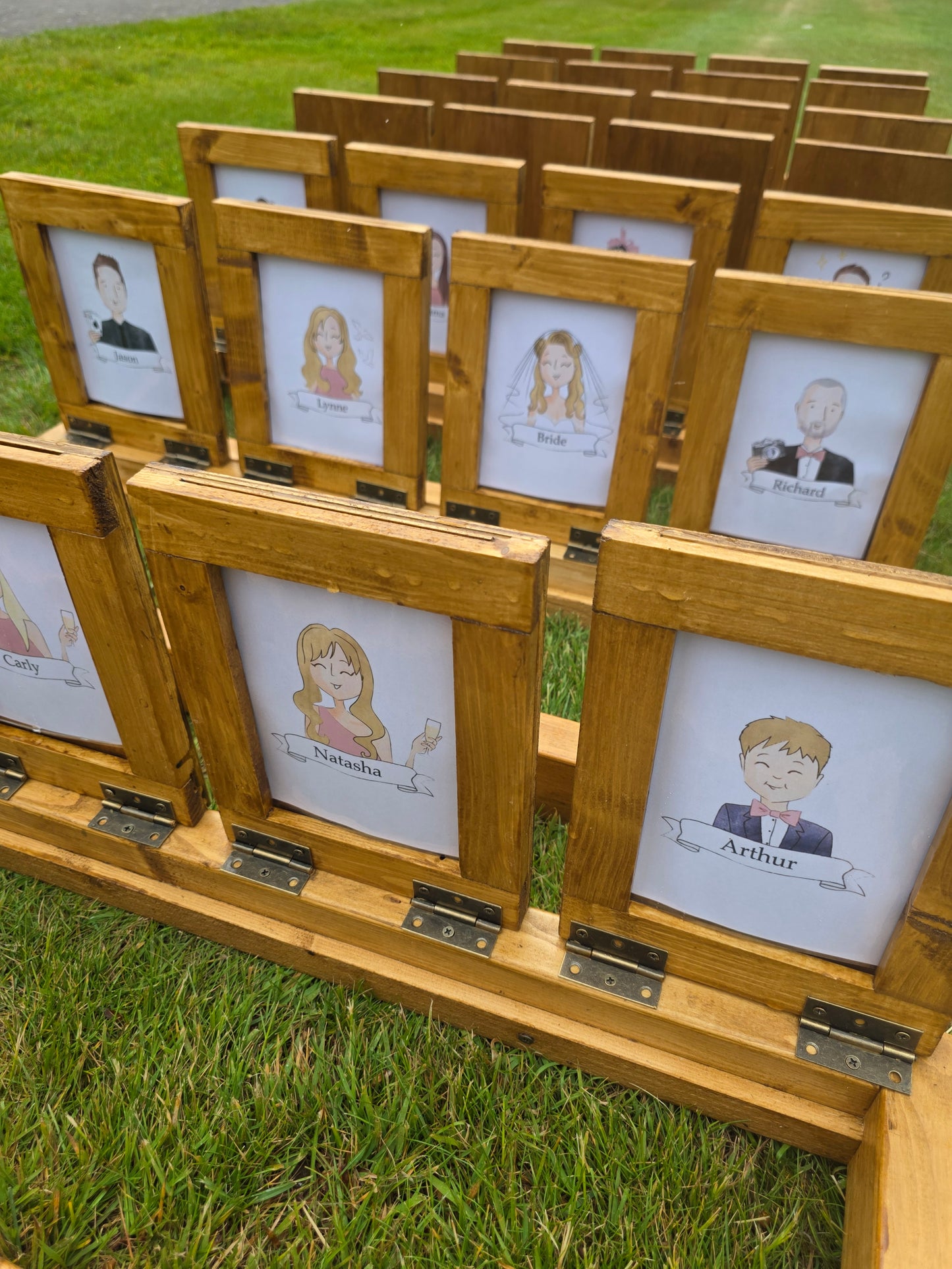 Guest Who illustrated experience - Giant Guess Who illustrated Personalised Game Event, Wedding & Party Hire