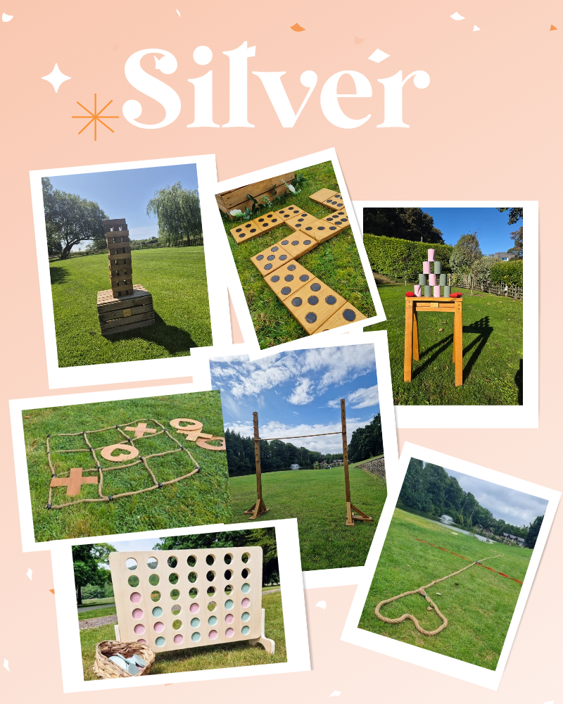 Giant lawn games - Silver package
