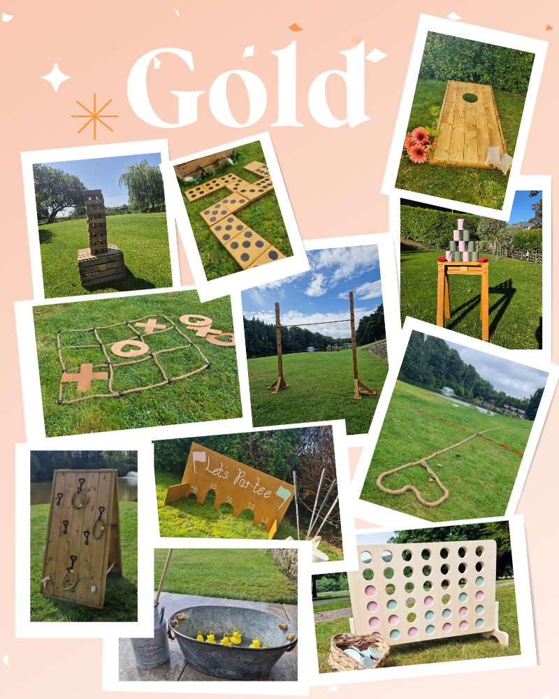 Giant lawn games - Gold package