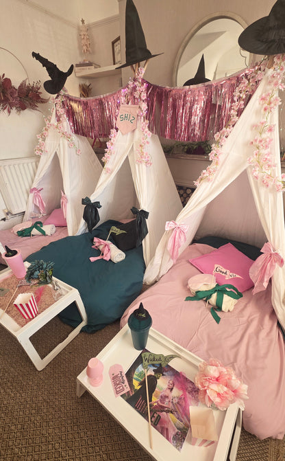 WICKED theme Indoor Tepee sleepover party package