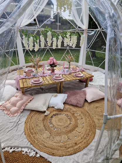 Luxury Igloo Geo-Dome Hire South Wales - Outdoor Cinema Experience Fully Dressed to your theme