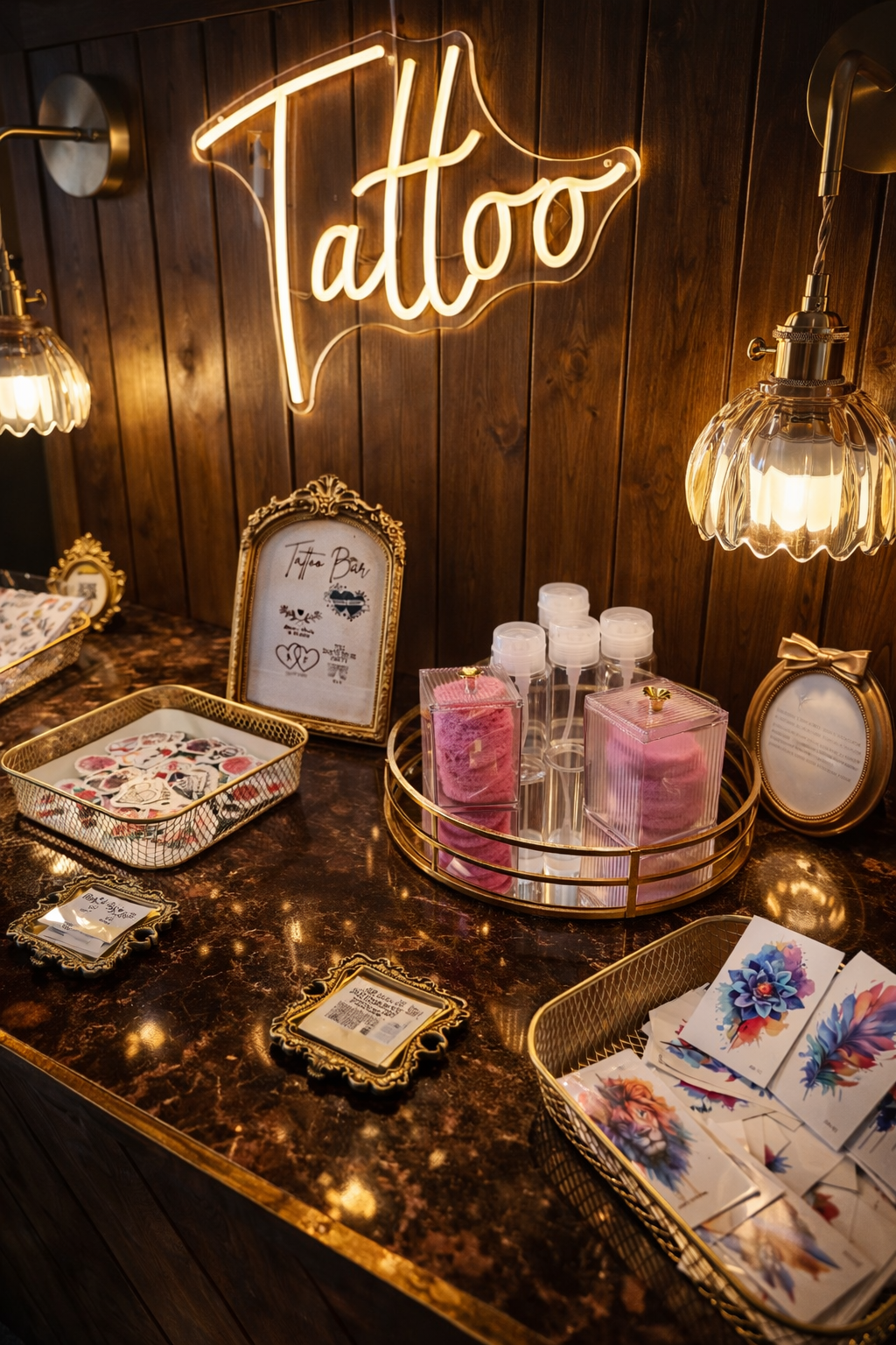 Tattoo bar, Diy temporary tattoo bar- Wedding, Party Event Hire